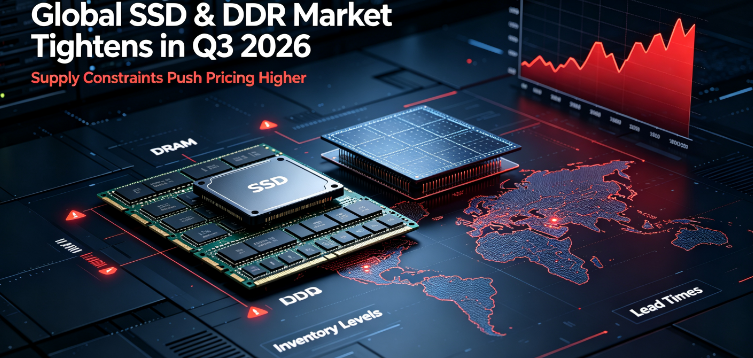 Global SSD at DDR Presyo Tumataas sa Q3 2026 Sa gitna ng AI-Driven Tight Supply; Pinapanatili ng GUDGA ang Stable na Supply para sa Global B2B Partners